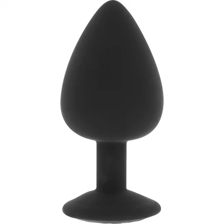Ohmama Plug anale in silicone diamante taglia M - 8 cm